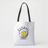 Softball Lover Tote Bag (Voorkant)