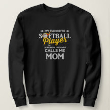 Softball Ma Favoriete speler Gepersonaliseerd Zwar