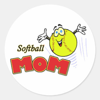 Softball Ma II Ronde Sticker
