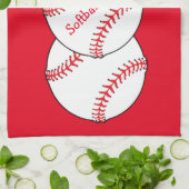 Softball Ma Kitchen Towel Theedoek (Gevouwen)