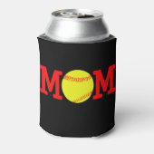 Softball Ma Koelbox Coozie (Blikje Achterkant)