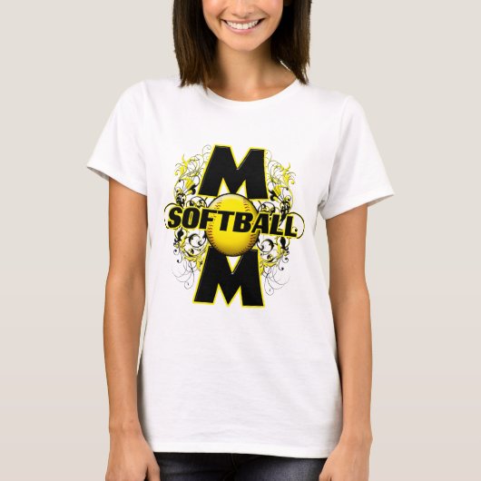 Softball Ma (kruis) copy.png T-shirt (Voorkant)