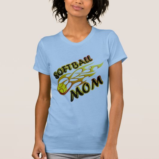 Softball Ma (vlam) copy.png T-shirt (Voorkant)