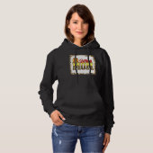 Softball Mam Leopard Bleaching mama mama's Da Hoodie (Voorkant volledig)