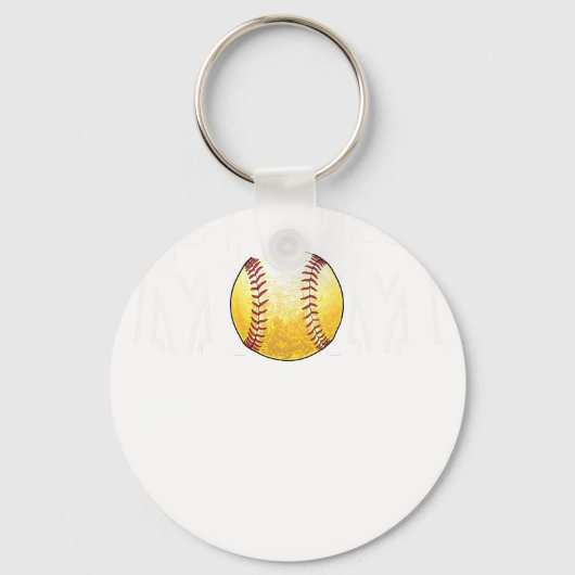 softball mama cadeaus.png sleutelhanger (Voorkant)