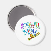 Softball mama magneet (Voorkant / Achterkant)