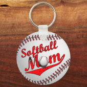 Softball mama sleutelhanger (Voorkant)