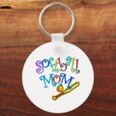 Softball mama sleutelhanger (Voorkant)