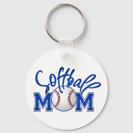 Softball mama sleutelhanger (Voorkant)