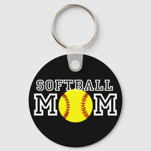 Softball mama sleutelhanger (Voorkant)