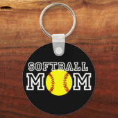 Softball mama sleutelhanger (Voorkant)