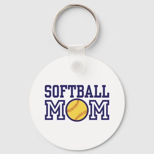 Softball mama sleutelhanger (Voorkant)