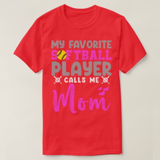Softball mama t-shirt (Design voorkant)