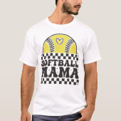 Softball Mama T-shirt (Voorkant)