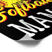 Softball Mamaw Softball Player  Poster (Hoek)