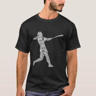 Softball Meisje Kinder Vrouwen T-shirt