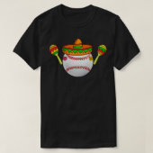 Softball Mexicaans Pet Cinco De Mayo 4 T-shirt (Design voorkant)
