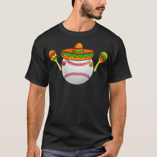 Softball Mexicaans Pet Cinco De Mayo 4 T-shirt