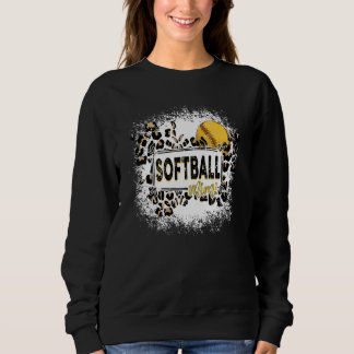Softball Mimi leopard gebleekt dag softball game Trui