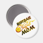 Softball Moeder (vlam) copy.png Magneet (Voorkant / Achterkant)