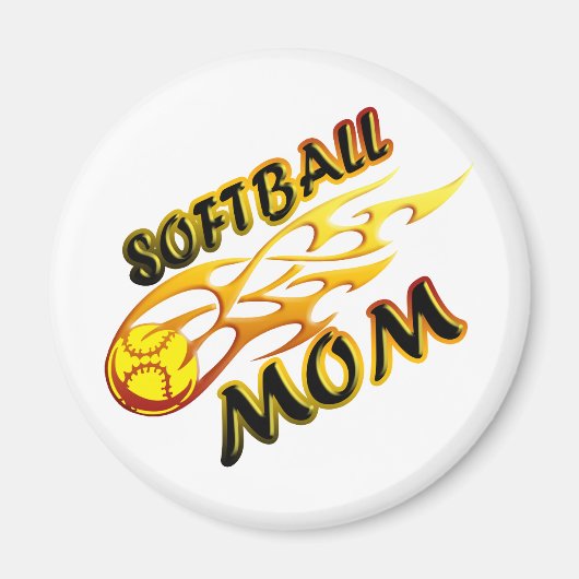 Softball Moeder (vlam) copy.png Magneet (Voorkant)