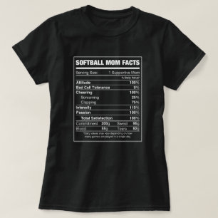 Softball-moederfeiten T-shirt