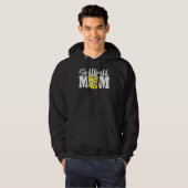 Softball-moedernummer 43 hoodie (Voorkant volledig)