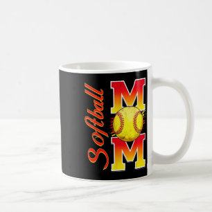 Softball Mom Funny Baseball Mom Moederdag Softb Koffiemok