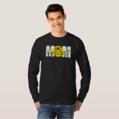 Softball Mom Heart Mama Mother's Day   T-shirt (Voorkant volledig)