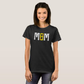 Softball Mom Heart   T-shirt (Voorkant volledig)