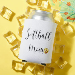 Softball Mom Script Aangepast nummer Blikjeskoeler