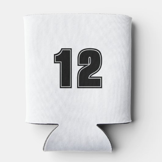 Softball Mom Script Aangepast nummer Blikjeskoeler (Achterkant)