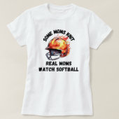 Softball Mom | Softbal Mama | speeldag T-shirt (Design voorkant)