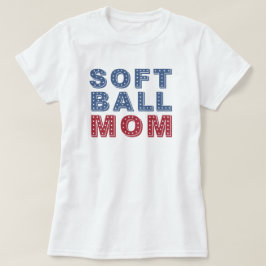 Softball Mom | speeldag | Softbal Mama T-shirt