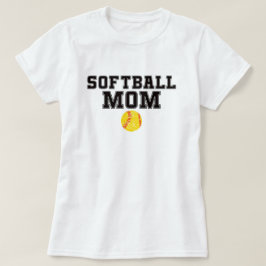 Softball Mom | speeldag | Softbal Mama T-shirt
