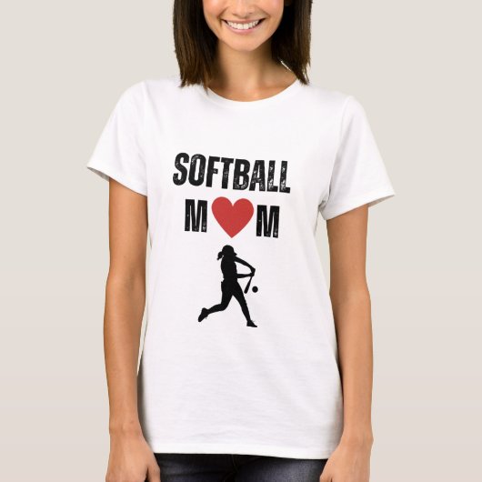 Softball Mom T-shirt (Voorkant)