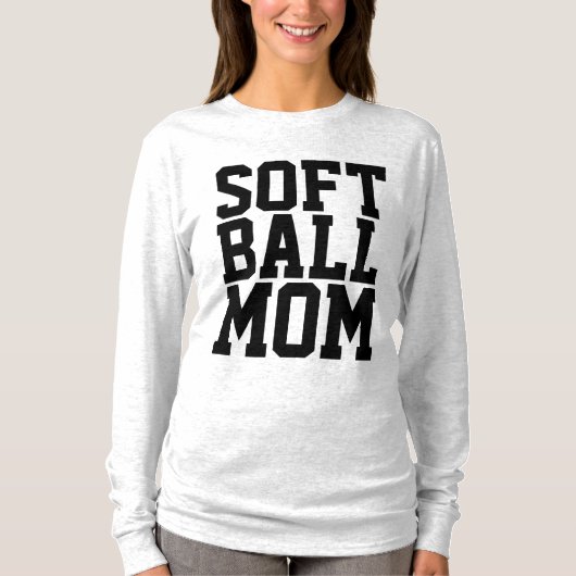 SOFTBALL MOM T-SHIRTS (Voorkant)