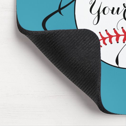 Softball Mousepad - HAMbyWG - Aqua Muismat (Hoek)