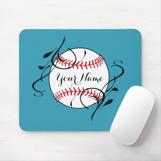 Softball Mousepad - HAMbyWG - Aqua Muismat (Met muis)