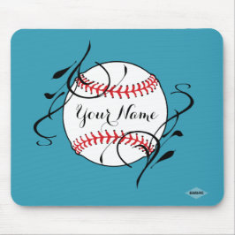 Softball Mousepad - HAMbyWG - Aqua Muismat