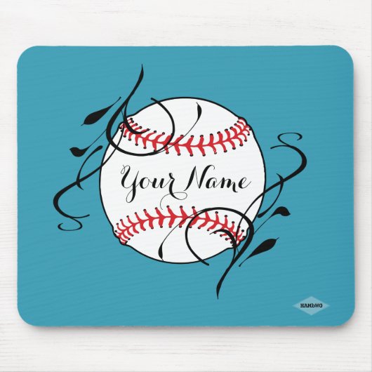 Softball Mousepad - HAMbyWG - Aqua Muismat (Voorkant)