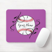 Softball Mousepad - HAMbyWG - Lavender Muismat (Met muis)