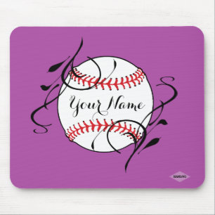 Softball Mousepad - HAMbyWG - Lavender Muismat