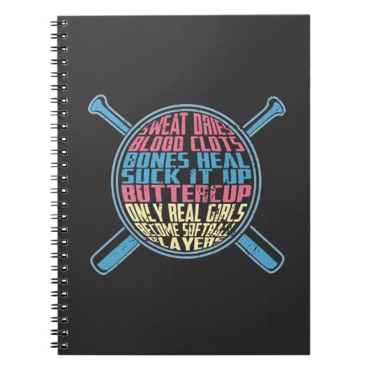 Softball Notitieboek (Voorkant)