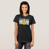 Softball-nummer 17 t-shirt (Voorkant volledig)