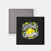 Softball Oma Magneet (Voorkant / Achterkant)