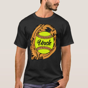 Softball oom Softball-handschoenen en all oom Love T-shirt