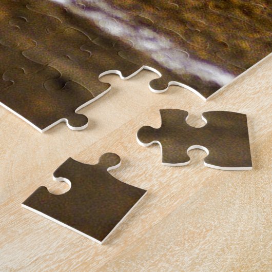 Softball op de grond legpuzzel (Zijkant)