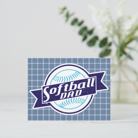 Softball Pap Post Kaarten (Staand voorkant)