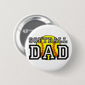 Softball Pap Ronde Button 5,7 Cm (Voorkant /achterkant)